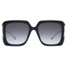 Gucci - Occhiale da Sole Rettangolari Oversize - Nero Grigio Sfumato - Gucci Eyewear