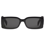 Gucci - Occhiale da Sole Rettangolare - Nero Grigio - Gucci Eyewear