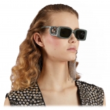 Gucci - Occhiale da Sole Rettangolare - Grigio - Gucci Eyewear