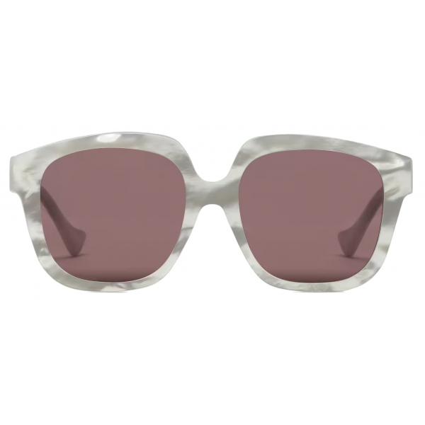 Gucci - Square Frame Sunglasses - Black Grey - Gucci Eyewear - Avvenice