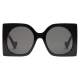 Gucci - Occhiale da Sole Quadrati - Nero Grigio - Gucci Eyewear