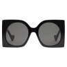 Gucci - Square Frame Sunglasses - Black Grey - Gucci Eyewear