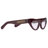 Gucci - Round Frame Optical Glasses - Tortoiseshell Gold - Gucci Eyewear