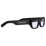 Gucci - Occhiale da Vista Cat Eye - Nero - Gucci Eyewear