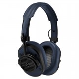 Master & Dynamic - MH40 - Zero Halliburton Kit - Black Metal / Navy Leather - Premium High Quality Over-Ear Headphones
