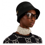 Gucci - Cat Eye Frame Optical Glasses - Black Tortoiseshell - Gucci Eyewear