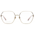 Gucci - Oversized Geometric Optical Glasses - Gold - Gucci Eyewear