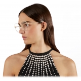 Gucci - Occhiale da Vista Geometrico Oversize - Oro - Gucci Eyewear