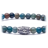 Viola Milano - Natural 6 mm Gemstone Bracelet - Atoll - Handmade in Italy - Luxury Exclusive Collection