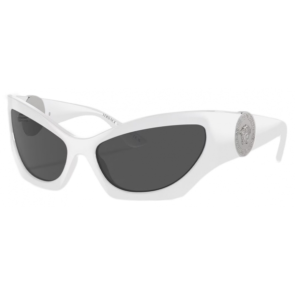 Versace - Logo Aviator Sunglasses - Black Grey - Sunglasses - Versace Eyewear