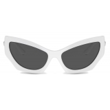 Versace - Occhiale da Sole Aviatore con Logo - Nero Grigio - Occhiali da Sole - Versace Eyewear