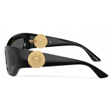 Versace - Occhiale da Sole Cat Eye Medusa Runway - Bianco Grigio Scuro - Occhiali da Sole - Versace Eyewear