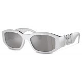 Versace - Medusa Runway Cat-Eye Sunglasses - White Dark Grey - Sunglasses - Versace Eyewear