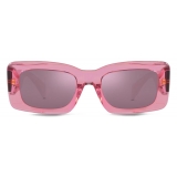 Versace - Endless Greca Sunglasses - White Pink - Sunglasses - Versace Eyewear