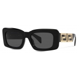 Versace - Endless Greca Sunglasses - Black Dark Grey - Sunglasses - Versace Eyewear