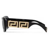 Versace - Endless Greca Sunglasses - Black Dark Grey - Sunglasses - Versace Eyewear