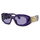 Versace - Maxi Medusa Biggie Sunglasses - Violet - Sunglasses - Versace Eyewear