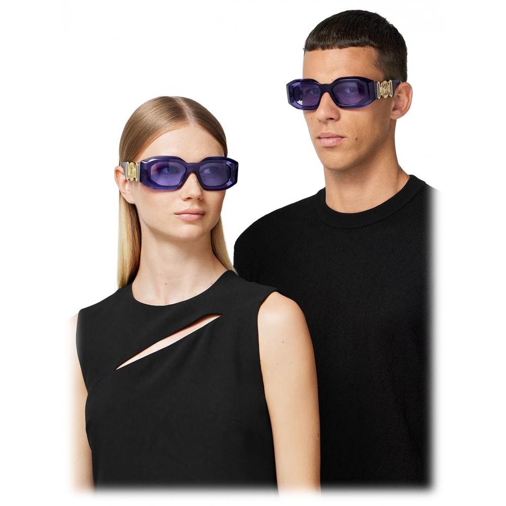 Versace - Maxi Medusa Biggie Sunglasses - Violet - Sunglasses - Versace ...