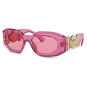 Versace - Maxi Medusa Biggie Sunglasses - Pink - Sunglasses - Versace Eyewear