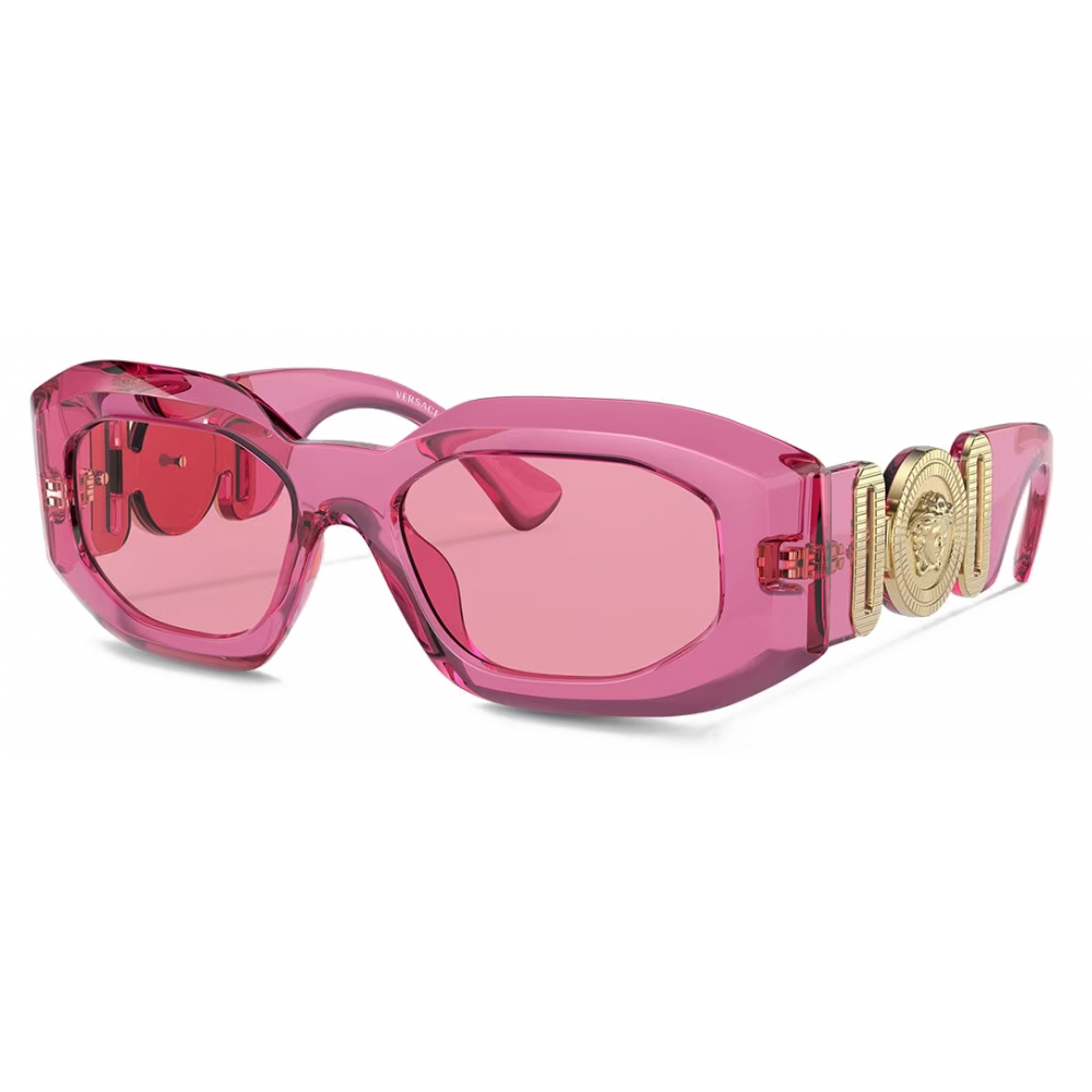 Versace - Maxi Medusa Biggie Sunglasses - Pink - Sunglasses
