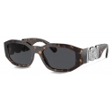 Versace - Medusa Biggie Sunglasses - Havana Dark Grey - Sunglasses - Versace Eyewear