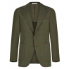 Viola Milano - Sartorial Half-lined Limited Sports Club Blazer - Green Check - Handmade in Italy - Luxury Exclusive Collection