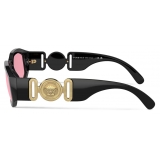 Versace - Occhiale da Sole Medusa Biggie - Nero Rosa - Occhiali da Sole - Versace Eyewear
