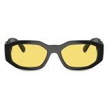 Versace - Medusa Biggie Sunglasses - Black Yellow - Sunglasses - Versace Eyewear