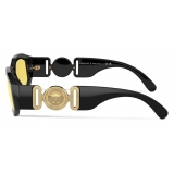 Versace - Medusa Biggie Sunglasses - Black Yellow - Sunglasses - Versace Eyewear