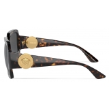 Versace - Occhiale da Sole Medusa Runway - Havana Grigio Scuro - Occhiali da Sole - Versace Eyewear