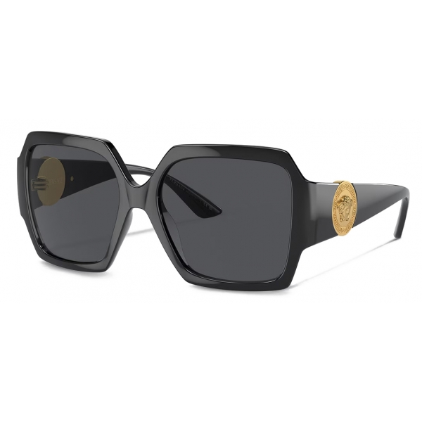 Versace - Medusa Runway Sunglasses - Black Dark Grey - Sunglasses - Versace Eyewear