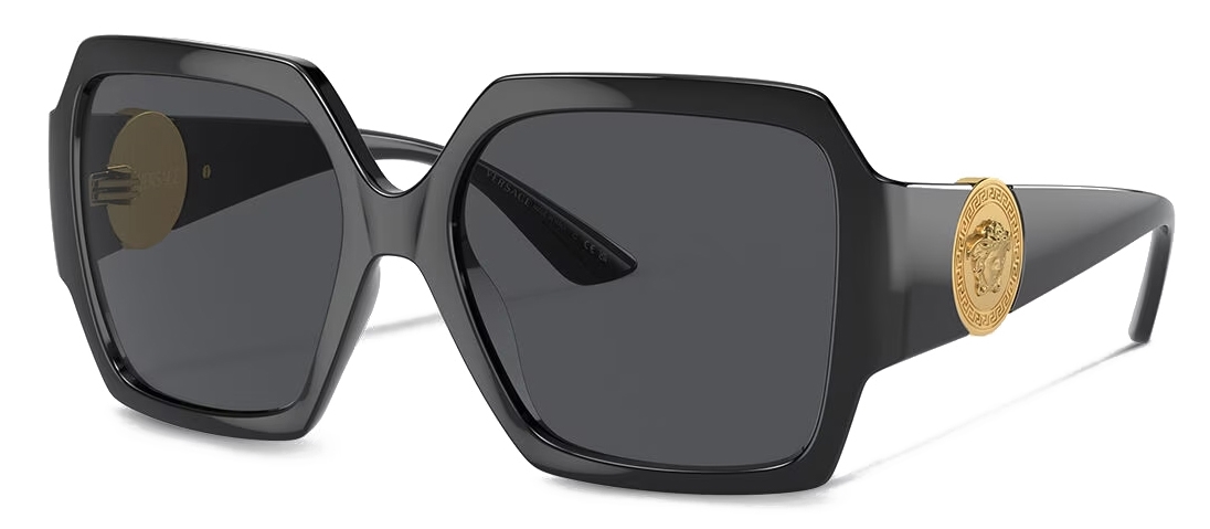 Versace - Medusa Runway Sunglasses - Black Dark Grey Versace - Medusa Runway Sunglasses - Black Dark Grey