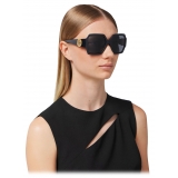 Versace - Medusa Runway Sunglasses - Black Dark Grey - Sunglasses - Versace Eyewear
