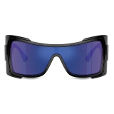 Versace - Maxi Medusa Biggie Shield Sunglasses - Black Green Blue - Sunglasses - Versace Eyewear