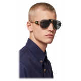 Versace - Special Project Aviator Sunglasses - Black Gold Dark Grey - Sunglasses - Versace Eyewear