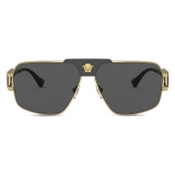 Versace - Special Project Aviator Sunglasses - Gold Black Dark Grey - Sunglasses - Versace Eyewear