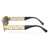 Versace - Occhiale da Sole Greca - Oro Marrone Chiaro - Occhiali da Sole - Versace Eyewear