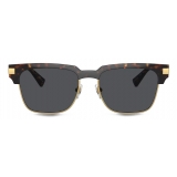 Versace - Greca Sunglasses - Havana Gold Dark Grey - Sunglasses - Versace Eyewear