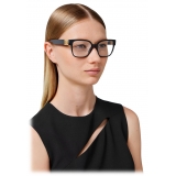 Versace - Occhiale da Vista Medusa con Cristalli - Nero - Occhiali da Vista - Versace Eyewear