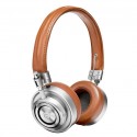 Master & Dynamic - MH30 - Silver Metal / Brown Leather - Premium High Quality and Performance On-Ear Headphones