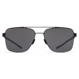 Mykita - Bernie - No1 - Black White Grey - Metal Collection - Sunglasses - Mykita Eyewear