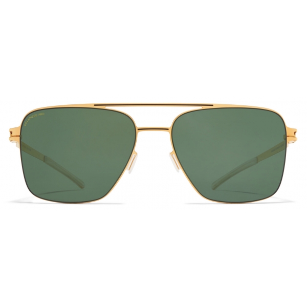 Mykita - Bernie - No1 - Gold Black Green - Metal Collection - Sunglasses - Mykita Eyewear