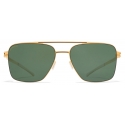 Mykita - Bernie - No1 - Gold Black Green - Metal Collection - Sunglasses - Mykita Eyewear