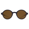 Mykita - Nestor - No1 - Indigo Brown - Metal Collection - Sunglasses - Mykita Eyewear