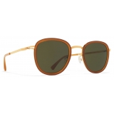 Mykita - Helmi - Lite - Gold Brown Green - Metal Collection - Sunglasses - Mykita Eyewear