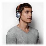 Master & Dynamic - MH30 - Silver Metal / Brown Leather - Premium High Quality and Performance On-Ear Headphones
