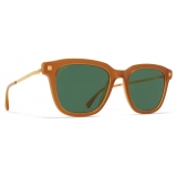 Mykita - Holm - Lite - Dark Brown Gold Green - Acetate Collection - Sunglasses - Mykita Eyewear