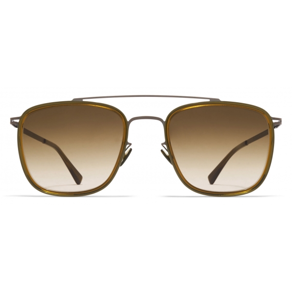 Mykita - Jeppe - Lite - Graphite Peridot Gradient Brown - Metal Collection - Sunglasses - Mykita Eyewear