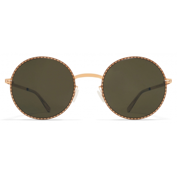 Mykita - Lale - Lite - Champagne Gold Black Green - Metal Collection - Sunglasses - Mykita Eyewear