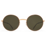 Mykita - Lale - Lite - Champagne Gold Black Green - Metal Collection - Sunglasses - Mykita Eyewear